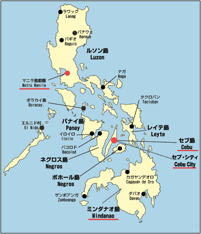 フィリピン地図